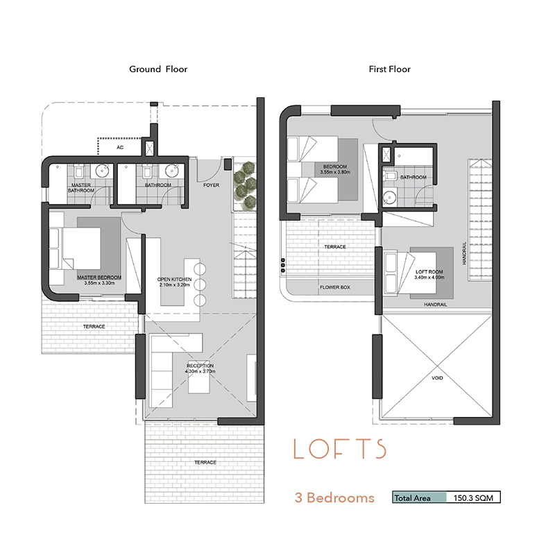 Floor Plan 3 BHK