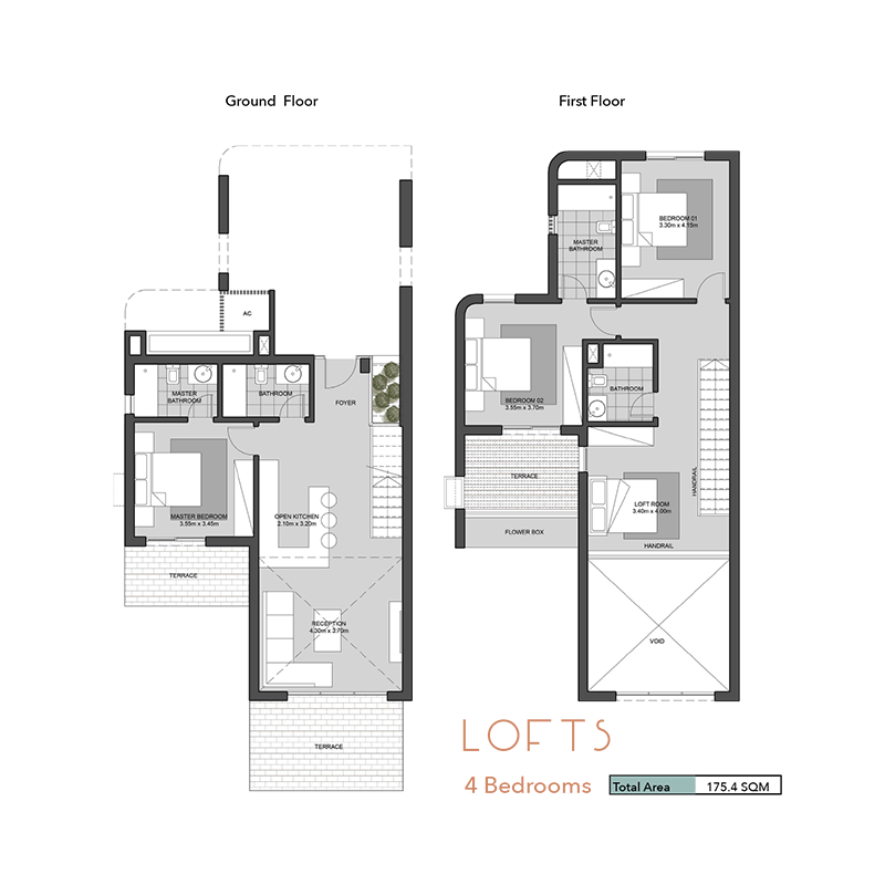 Floor Plan 4 BHK