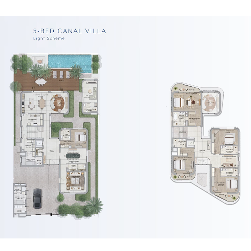 YAS RIVA - 5 Bedrooms (Option 1)
