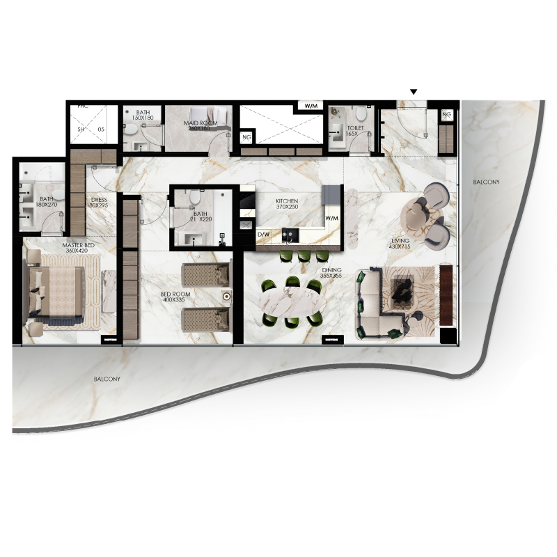 2 Bedroom Apartment